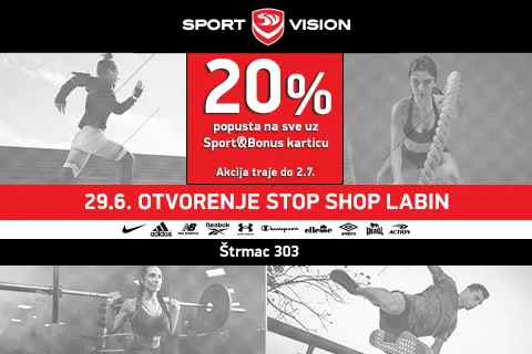 SPORT VISION SLUŽBENO NA 42. LOKACIJE DILJEM HRVATSKE!